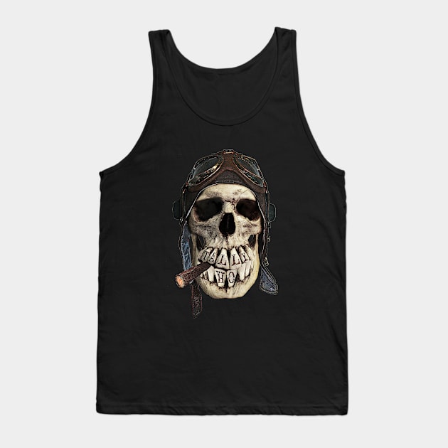 TALLY HO  (skull series 2 of 3) Tank Top by LAZYJStudios